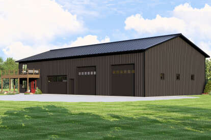 Barn House Plan #5032-00377 Elevation Photo