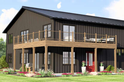Barn House Plan #5032-00377 Elevation Photo