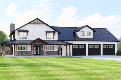 Barn House Plan #5032-00378 Elevation Photo
