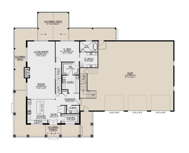 House Plan House Plan #34076 Drawing 1