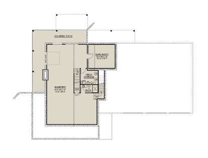 Basement for House Plan #5032-00378