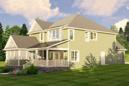 Traditional House Plan #5032-00379 Elevation Photo