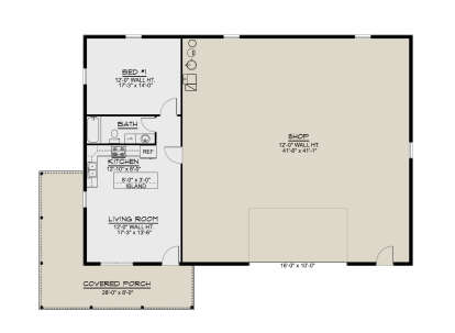Main Floor  for House Plan #5032-00380