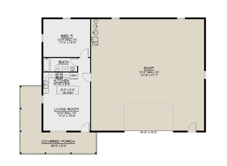 House Plan House Plan #34078 Drawing 1