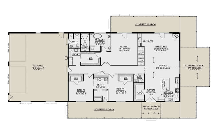 House Plan House Plan #34079 Drawing 1