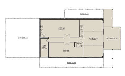 Basement for House Plan #5032-00381