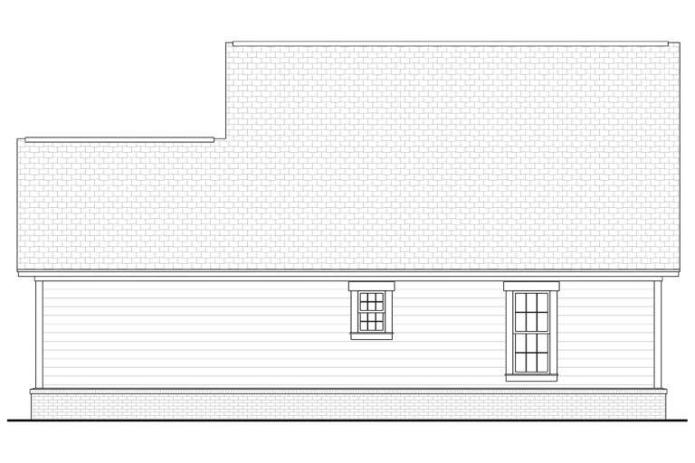 Cabin House Plan #041-00025 Elevation Photo