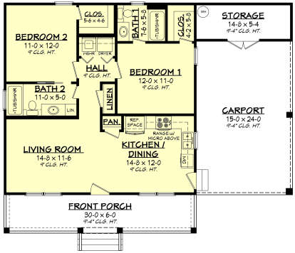 House Plan House Plan #3408 Drawing 1
