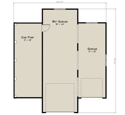 Garage Floor for House Plan #8816-00005