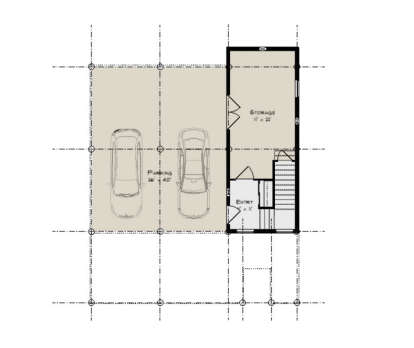Lower Floor for House Plan #8816-00006