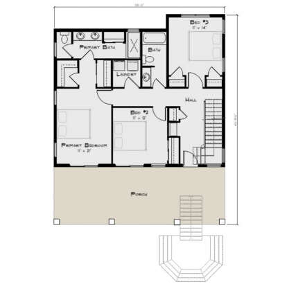 Main Floor for House Plan #8816-00006