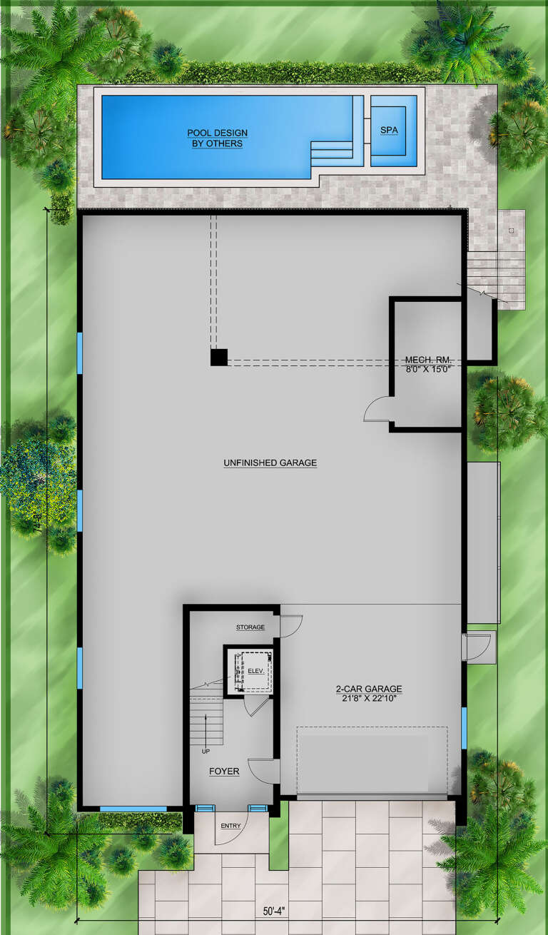 House Plan House Plan #34085 Drawing 1