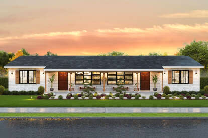 Country House Plan #699-00463 Elevation Photo