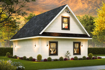 Modern Farmhouse House Plan #699-00464 Elevation Photo
