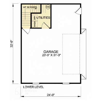 Garage Floor for House Plan #699-00464
