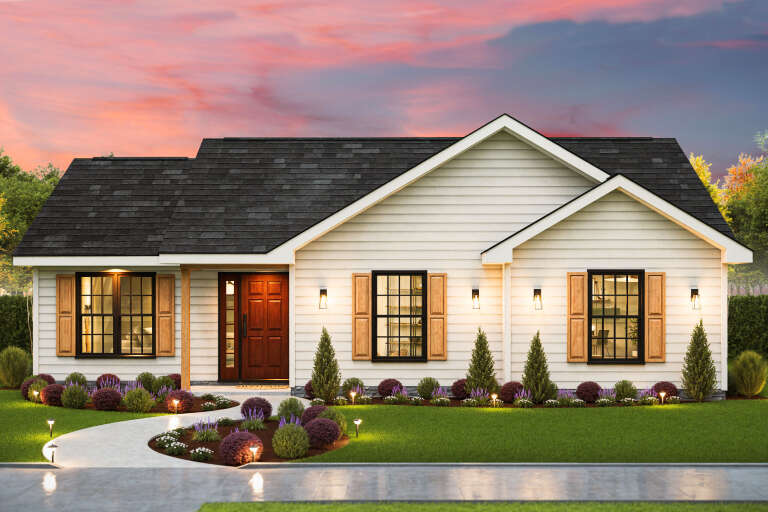 House Plan House Plan #34088 Front Elevation 