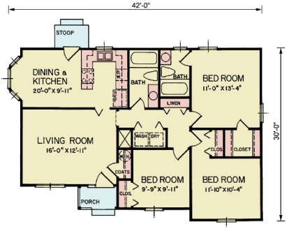 Main Floor  for House Plan #699-00465