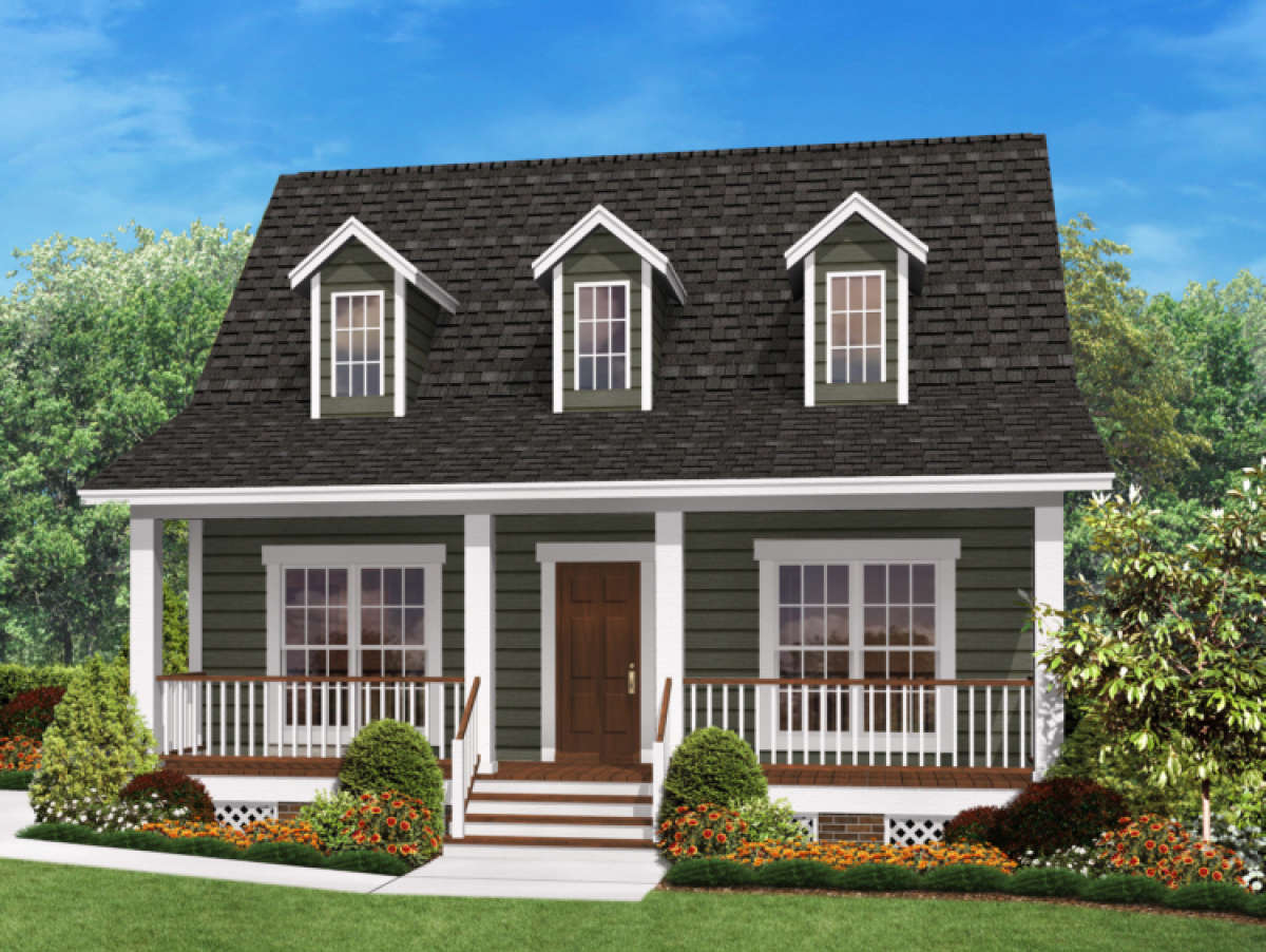 Country Plan: 900 Square Feet, 2 Bedrooms, 2 Bathrooms ...