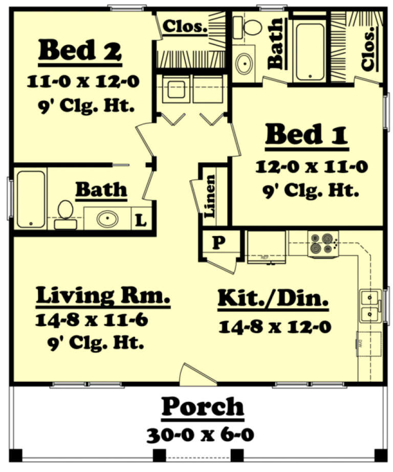House Plan House Plan #3409 Drawing 1
