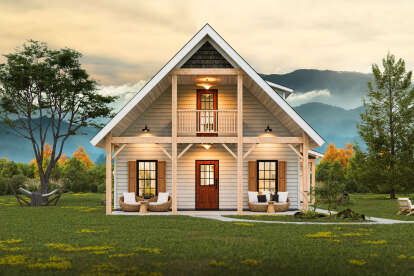 Modern Farmhouse House Plan #699-00468 Elevation Photo