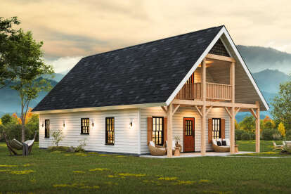 Modern Farmhouse House Plan #699-00468 Elevation Photo