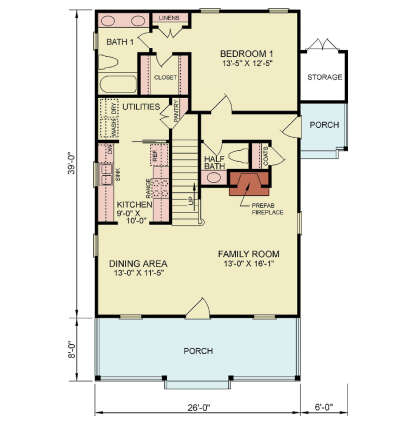 Main Floor  for House Plan #699-00468