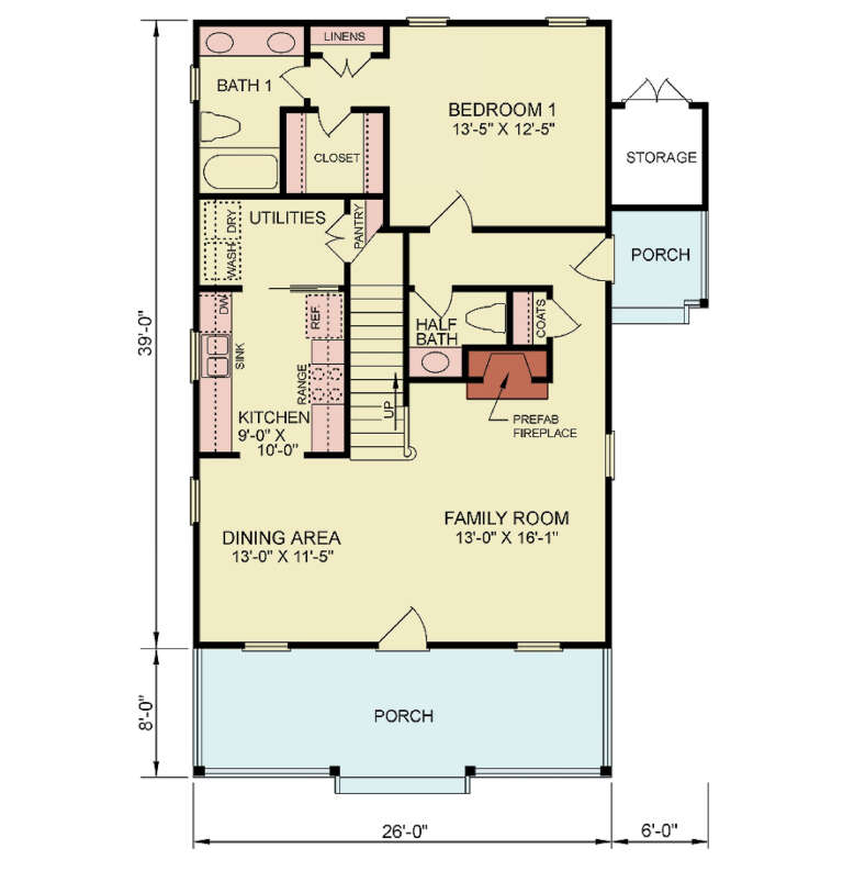 House Plan House Plan #34091 Drawing 1