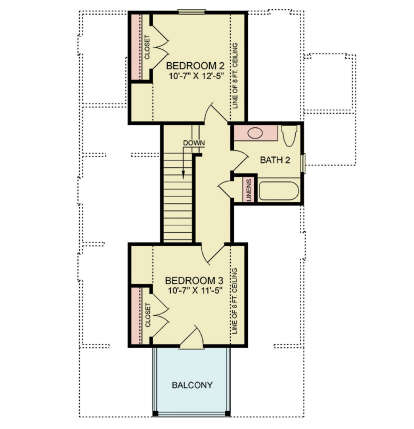 Second Floor for House Plan #699-00468