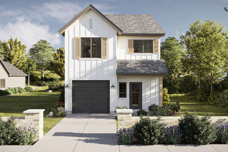 House Plan House Plan #34095 Front Elevation 