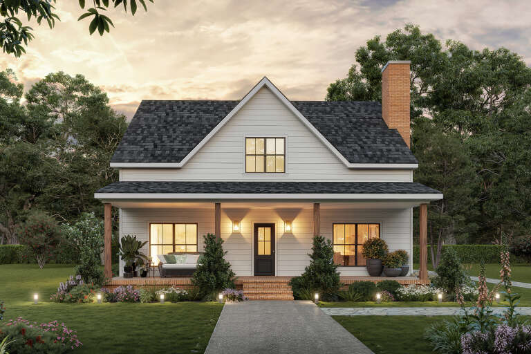 House Plan House Plan #34096 Front Elevation 