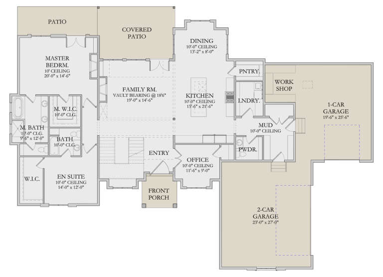 House Plan House Plan #34097 Drawing 1