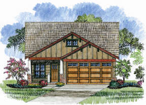 Craftsman House Plan #041-00027 Elevation Photo