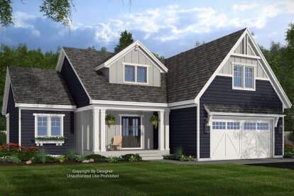 Craftsman House Plan #098-00662 Elevation Photo