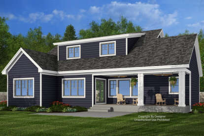 Craftsman House Plan #098-00662 Elevation Photo