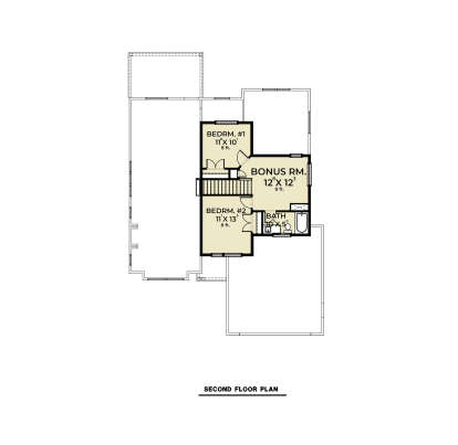 Second Floor for House Plan #2464-00196