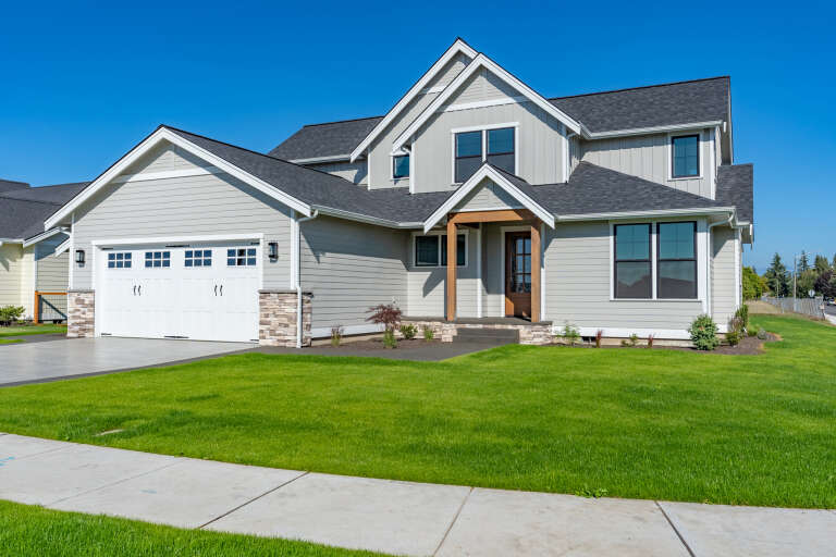 House Plan House Plan #34105 Angled Front Elevation