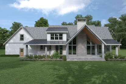 Modern Farmhouse House Plan #2464-00199 Elevation Photo