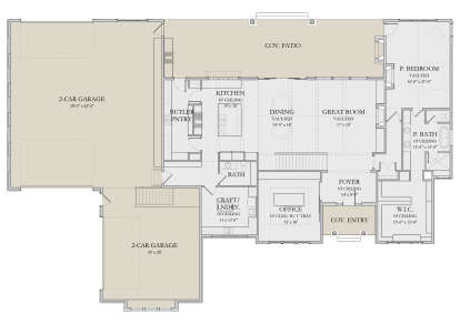 Main Floor  for House Plan #6422-00104