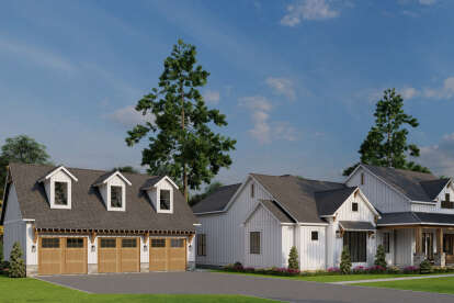 Modern Farmhouse House Plan #8318-00436 Elevation Photo
