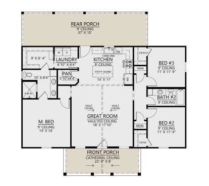 Main Floor  for House Plan #4534-00146