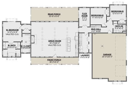 Main Floor  for House Plan #1462-00176