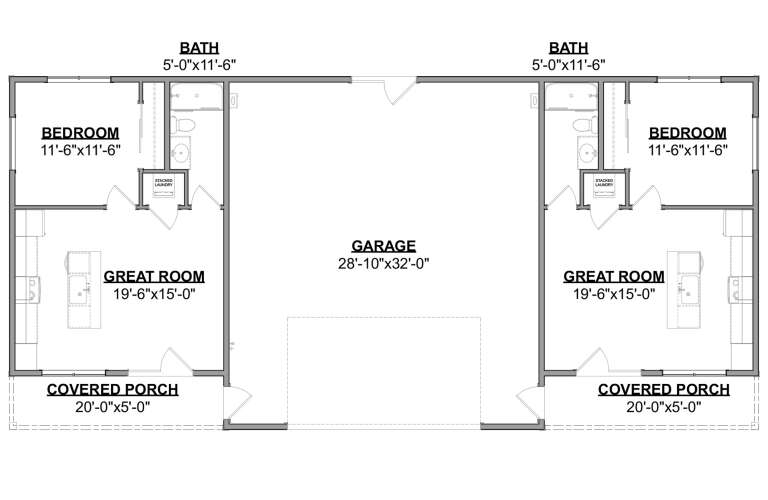 House Plan House Plan #34114 Drawing 1