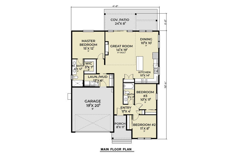 House Plan House Plan #34116 Drawing 1