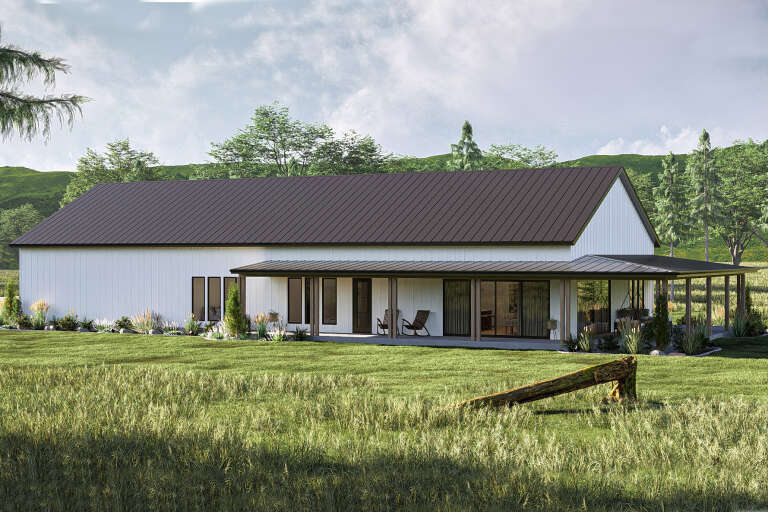 House Plan House Plan #34118 Angled Front Elevation