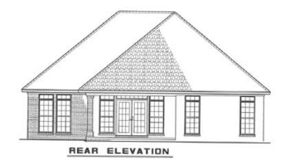 Traditional House Plan #110-00174 Elevation Photo