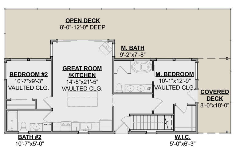 House Plan House Plan #34121 Drawing 1