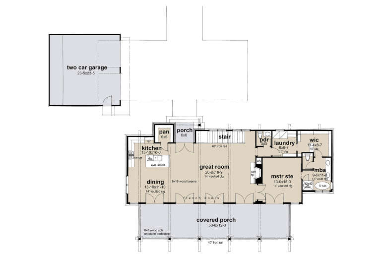 House Plan House Plan #34125 Drawing 1