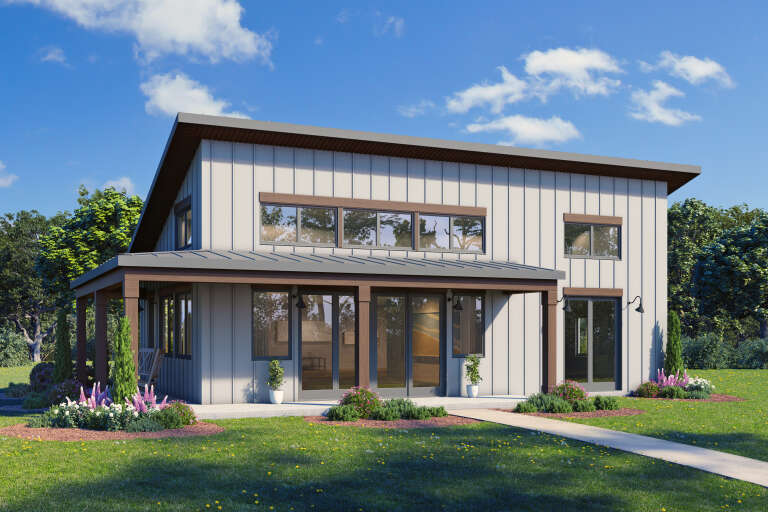House Plan House Plan #34126 Angled Front Elevation