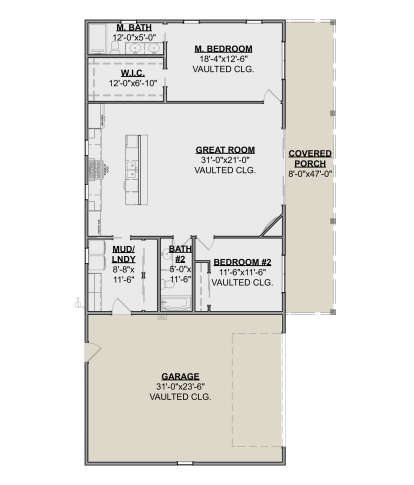 Main Floor for House Plan #1462-00187