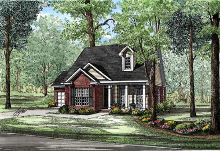 Ranch House Plan #110-00175 Elevation Photo